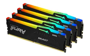 KINGSTON FURY Beast 64GB 5600MT/s DDR5 CL40 DIMM rinkinys iš 4 RGB XMP