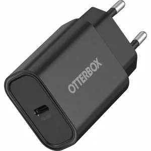 "OTTERBOX" STANDARTINIS ES SIENINIS ĮKROVIKLIS 20W - 1X USB-C 20W USB-PD JUODAS