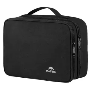 Travel bag with organizer for cables / electronics M Matein 1225 Black