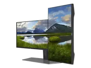 DELL dviejų monitorių stovas - MDS19, 6 kg, 48,3 cm (19"), 68,6 cm (27"), 100 x 100 mm, aukščio reguliavimas, aliuminis, juodas