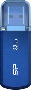 Silicon Power Helios 202, 32 GB, USB Type-A, 3.2 Gen 1 (3.1 Gen 1), Cap, 10 g, Blue