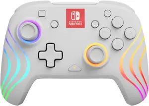 PDP wireless controller Afterglow Wave Nintendo Switch, white