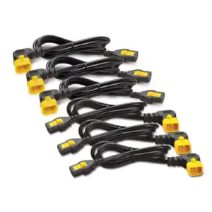 APC POWER CORD KIT (6 EA), LOCKING, C13 TO C14, 0.6M