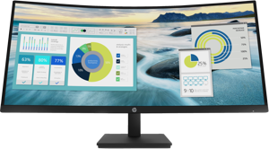 Monitorius HP P34hc G4, 86.4 cm (34"), 3440 x 1440 pixels, Quad HD, LED, 5 ms, Black