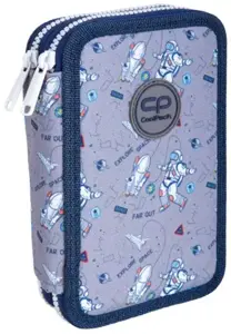 CoolPack Cosmic 2-compartment pencil case with accessories