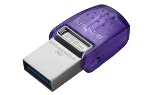 KINGSTON 256 GB "DataTraveler microDuo 3C" 200MB/s dvigubas USB-A + USB-C