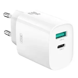 Wall charger XO CE30, 30W, 1x USB-C, 1x USB-A