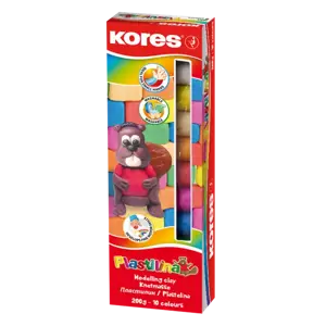 Plastilinas KORES, 10 spalvų