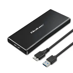 QOLTEC 51854 Kietųjų diskų korpusas M.2 SATA SSD NGFF USB 3.0