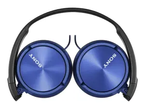 "Sony MDR-ZX310", laidinės, 10 - 24000 Hz, muzikinės, 125 g, ausinės, mėlynos