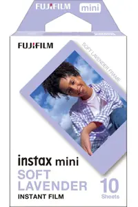 Fujifilm fotoplokštelės Instax Mini SOFT LAVENDER 10pl