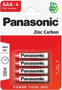 Panasonic R03-4BB (AAA) Blister Pack 4pcs