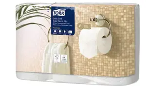 Tualetinis popierius TORK Premium Extra Soft Conventional T4, 4 sl., 9.7cmx19.1m, 110406, 6 vnt./pak