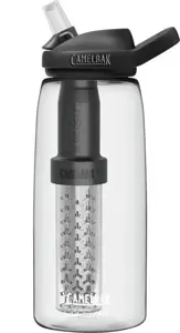 Bottle with filter CamelBak eddy+ 1L, filtered by LifeStraw, Clear