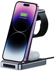 Tech-Protect wireless charger A26 3in1 QI15W, black