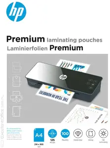 HP Premium laminavimo plėvelė A4, 100 vnt.