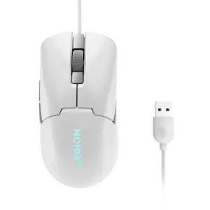 Lenovo MICE_BO "Legion M300s" pelė-balta, optinė, A tipo USB, 8000 DPI, balta