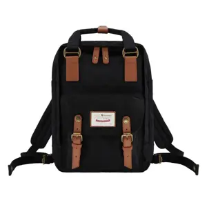 Himawari 188L black and brown 14'' laptop backpack