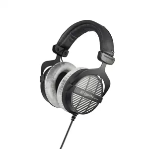 Beyerdynamic DT 990 PRO laidinės ausinės su ausinėmis ir juosta muzikai Juoda, pilka