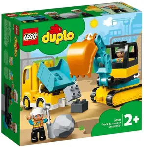 LEGO DUPLO 10931 Sunkvežimis ir vikšrinis ekskavatorius