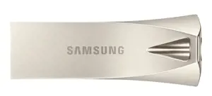 "Samsung" MUF-128BE, 128 GB, A tipo USB, 3.2 Gen 1 (3.1 Gen 1), 300 MB/s, be dangtelio, sidabrinės …