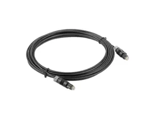 LANBERG CA-TOSL-10CC-0010-BK "Lanberg TosLink M/M" optinis kabelis, 1 m, juodas