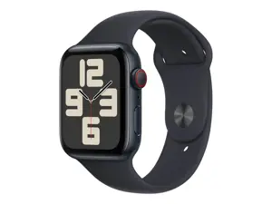 "Apple Watch SE" GPS + mobilusis ryšys 44 mm vidurnakčio aliuminio korpusas su vidurnakčio sportini…