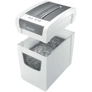 "Leitz IQ Slim Office P-4", kryžminis smulkinimas, 22 cm, 4 x 28 mm, 23 l, jutiklinis, 1800 mm/min