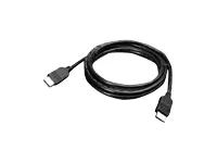 Lenovo 2.0m HDMI, 2 m, HDMI A tipo (standartinis), HDMI A tipo (standartinis), 10,2 Gbit/s, juodas