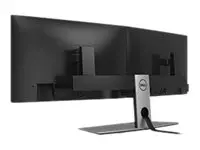 DELL dviejų monitorių stovas - MDS19, 6 kg, 48,3 cm (19"), 68,6 cm (27"), 100 x 100 mm, aukščio reguliavimas, aliuminis, juodas