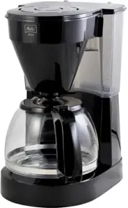 Kavos aparatas Melitta 221041, 1,25 litrai, 1050 W, Juoda, Pusiau automatinis