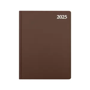 Kalendorius New STANDARD, 2025, A4, tamsiai ruda