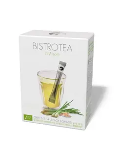 Ekologiška žalioji arbata su citrinžole BISTRO, lazdelės, 32 vnt, LT-EKO-001