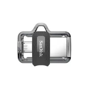 "SanDisk Ultra Dual Drive m3.0" 128 GB pilkos ir sidabrinės spalvos; EAN: 619659149697