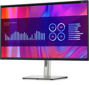 Monitorius DELL P Series P3223DE, 80 cm (31.5"), 2560 x 1440 pixels, Quad HD, LCD, 5 ms, Black