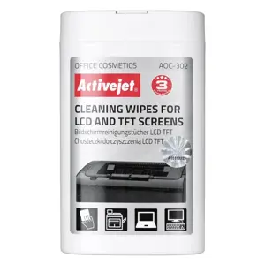 Activejet AOC-302 LCD matricos servetėlės 100 vnt.