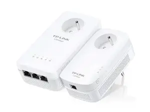 TP-Link AV1300 Gigabit Passthrough Powerline ac Wi-Fi rinkinys, 1300 Mbit/s, IEEE 1901, IEEE 802.11…