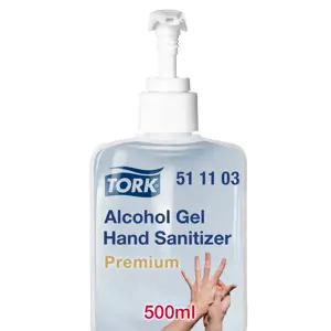 Gelinis rankų dezinfekantas TORK su pompa, 511103, 500 ml