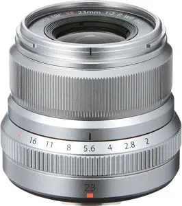 FUJIFILM FUJINON XF 23mm F2 R WR (sidabrinis)