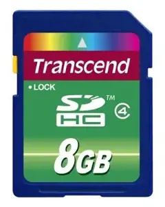 ATMINTIES SDHC 8GB/CLASS4 TS8GSDHC4 TRANSCEND