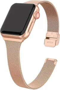 "Tech-Protect" laikrodžio dirželis MilaneseBand Apple Watch 4/5/6/7/SE 38/40/41mm, aukso spalvos