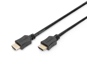 ASSMANN HDMI didelės spartos A tipo M/M 10,0 m ilgio jungiamasis kabelis su eternetu Full HD 60p au…