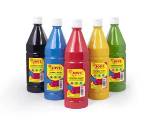 Skystas guašas buteliuke JOVI 1000 ml, geltona sp.